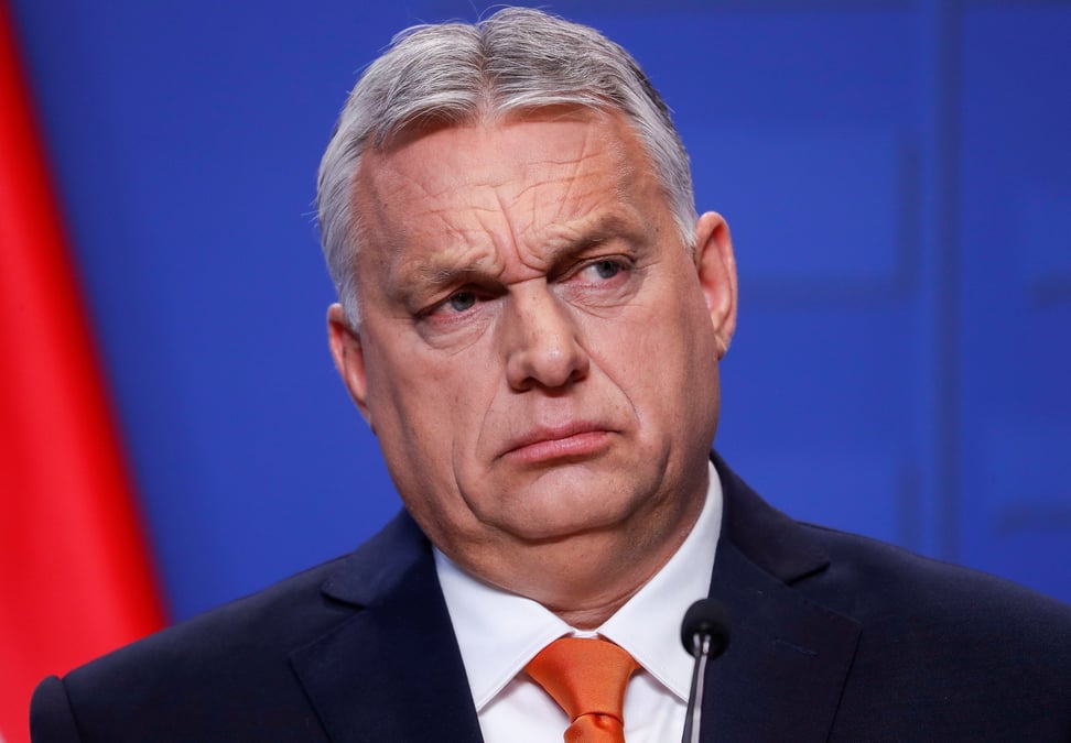 Photo d'archives: le premier ministre hongrois viktor orban
