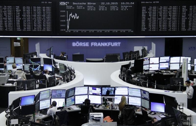 Les bourses europeennes terminent en hausse apres les propos de mario draghi