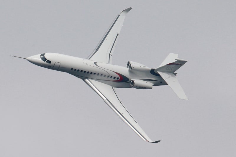 Les livraisons de falcon de dassault aviation ont baisse en 2015