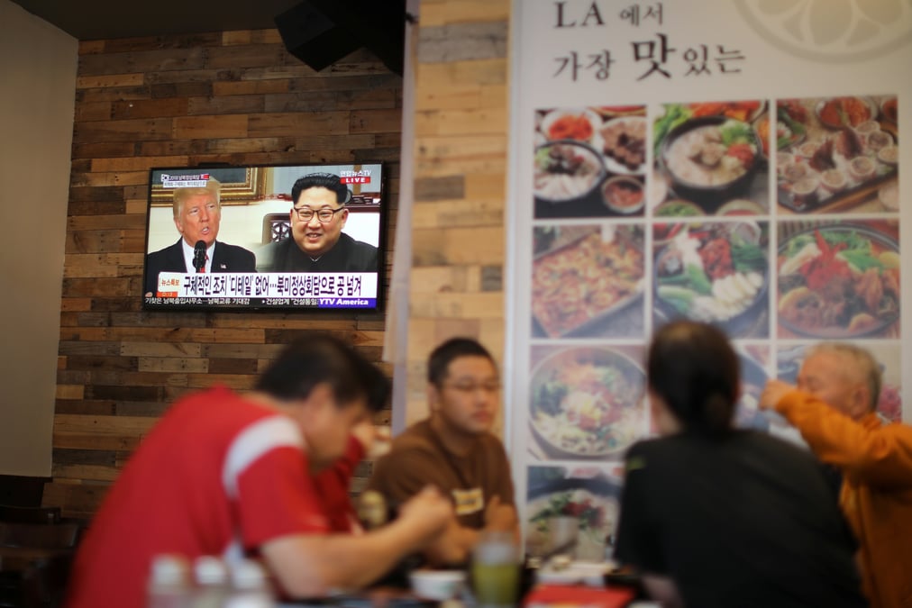 Le sommet avec kim jong-un d'ici quatre semaines, dit trump