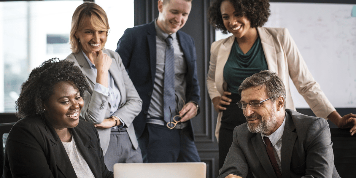 Travail groupe entreprise équipe