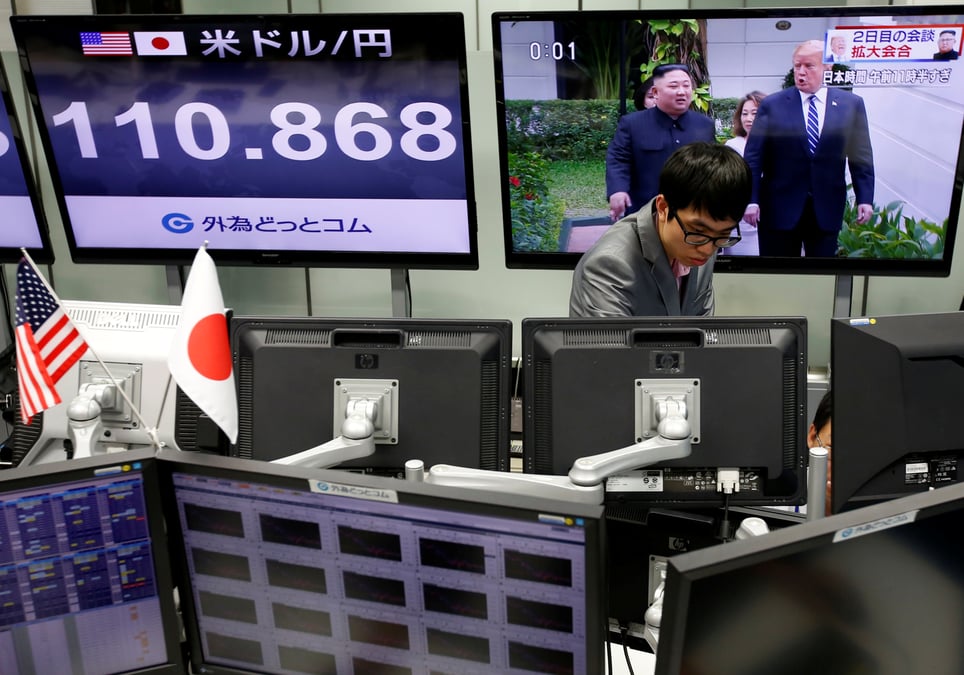 La bourse de tokyo finit en baisse