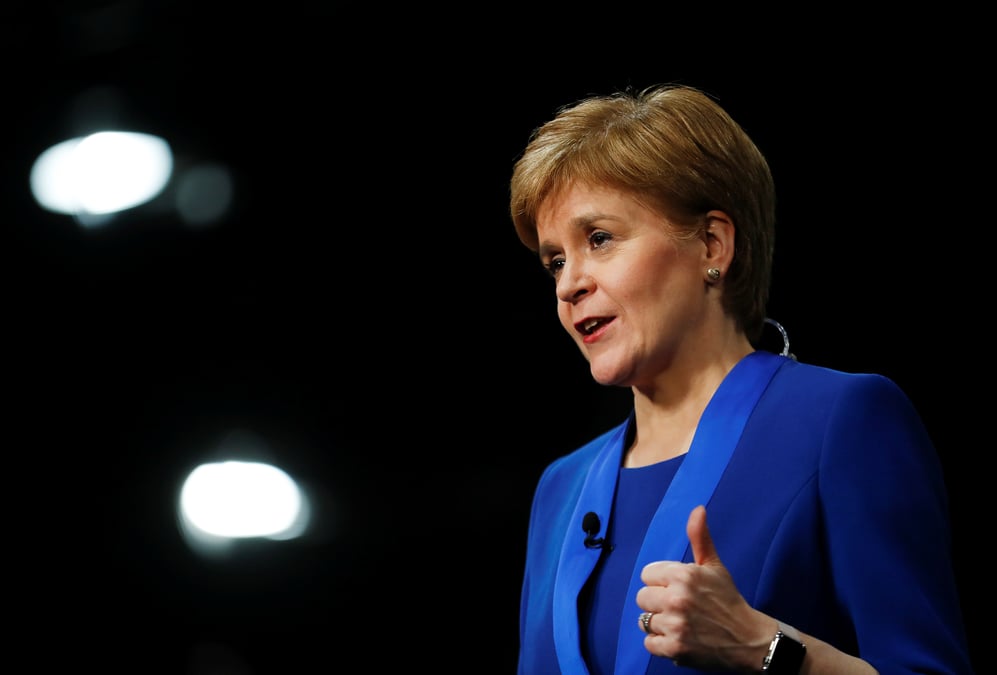 Grande-bretagne/elections: sturgeon reclame un nouveau referendum sur l'independance de l'ecosse
