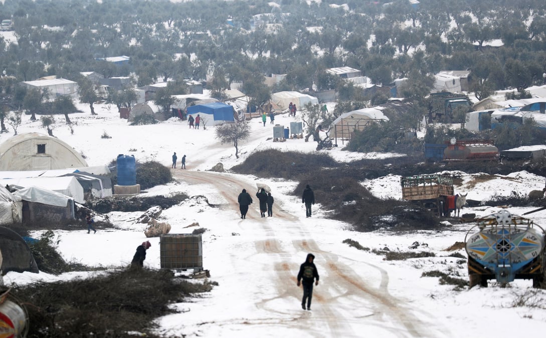 Syrie: plus de 800.000 personnes ont fui recemment la region d'idlib