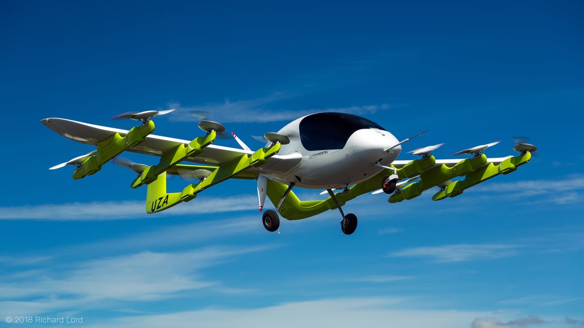 Cora taxis volants Larry Page Google