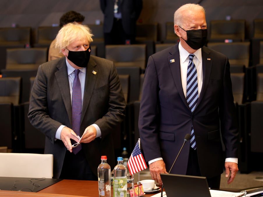 Afghanistan: biden et johnson conviennent d'une reunion du g7 la semaine prochaine