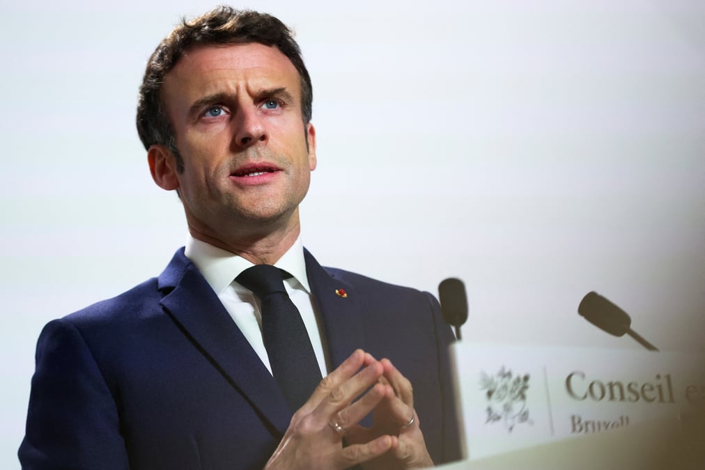 L'ue s'entend sur des achats communs de produits energetiques, dit macron