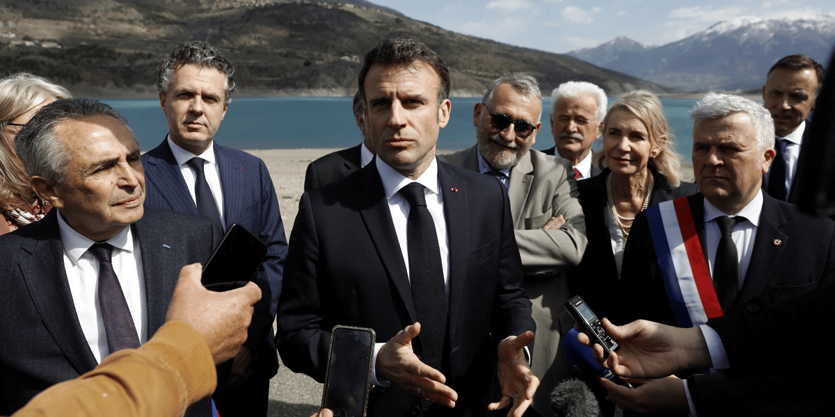 Photo du president de la republique francaise emmanuel macron