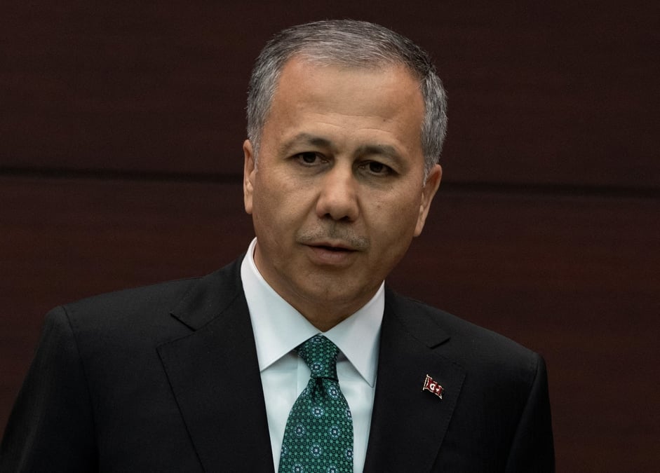 Photo d'archives: le ministre turc de l'interieur, ali yerlikaya