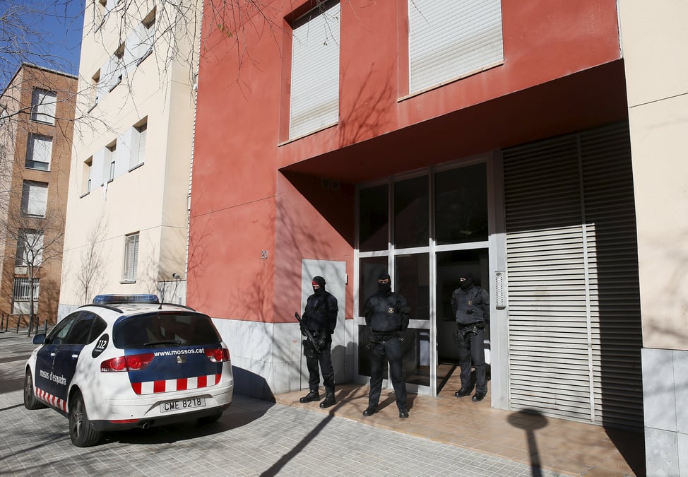 Operation de lutte contre des militants islamistes en catalogne