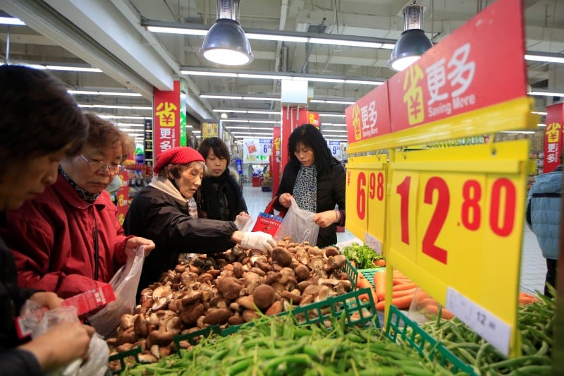 L'inflation chinoise en dessous des previsions en avril