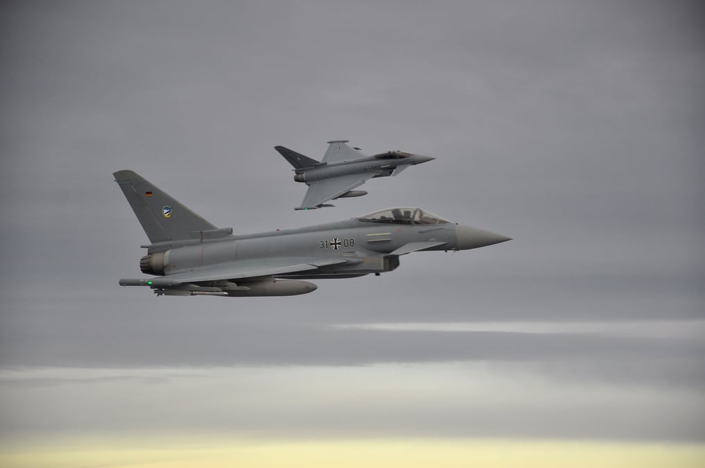 Deux eurofighter se sont ecrases dans le nord-est de l'allemagne