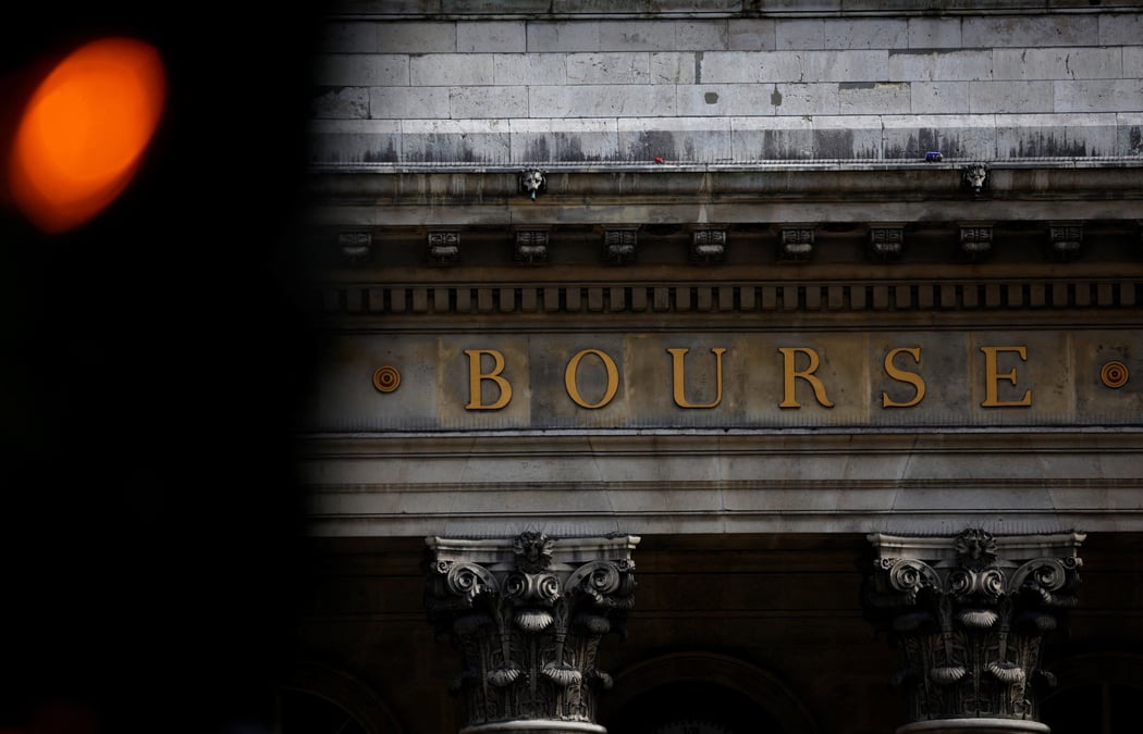 L'ancien batiment de la bourse a paris