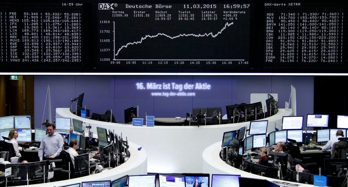 Les bourses europeennes cloturent en nette hausse