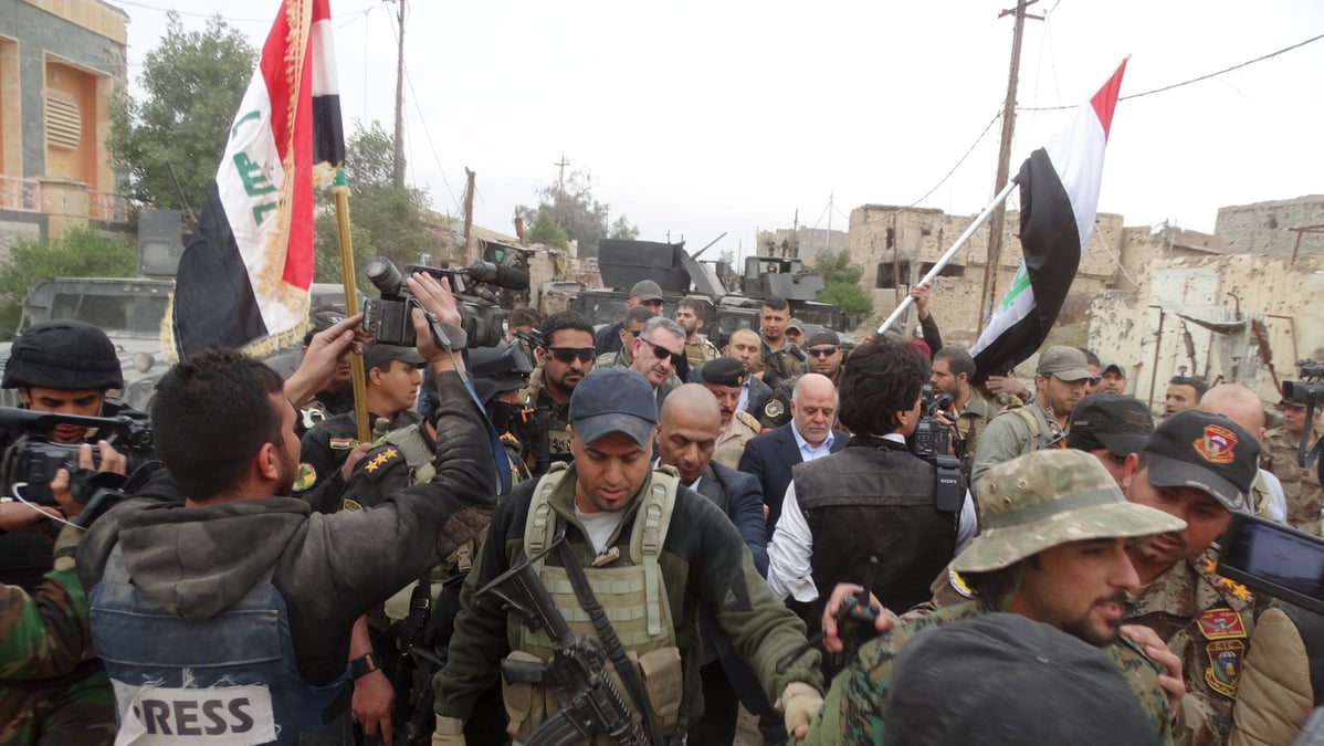 Le premier ministre irakien se rend a ramadi