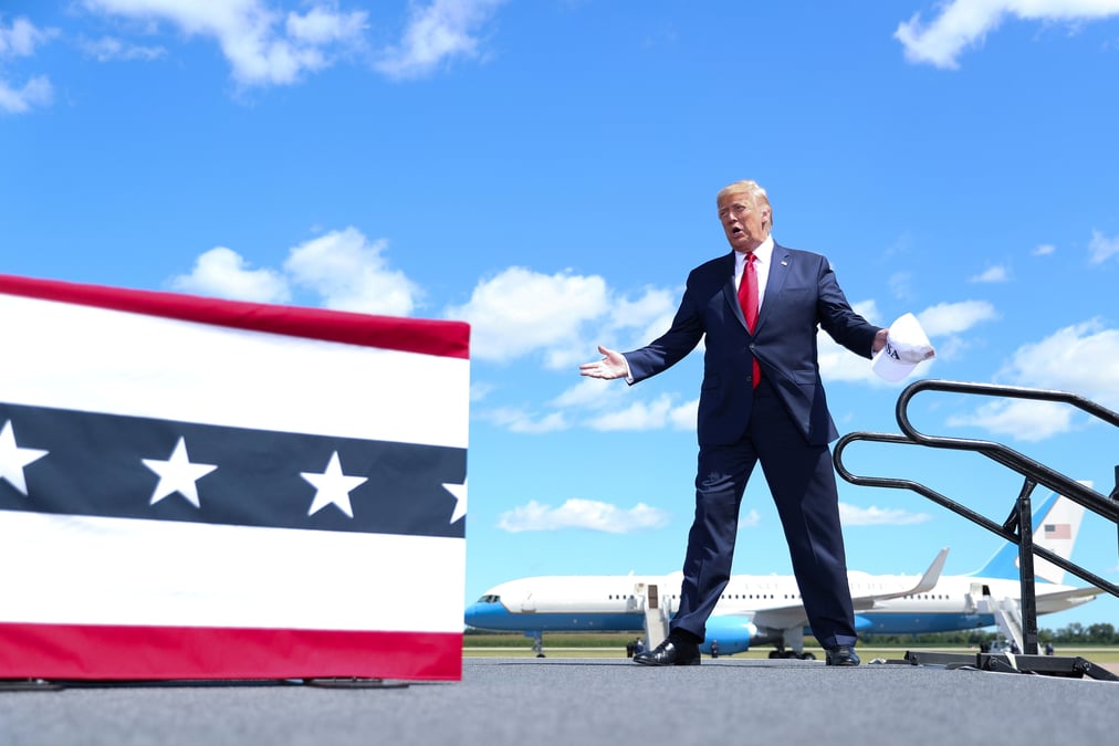 Usa: trump et biden en campagne dans le minnesota