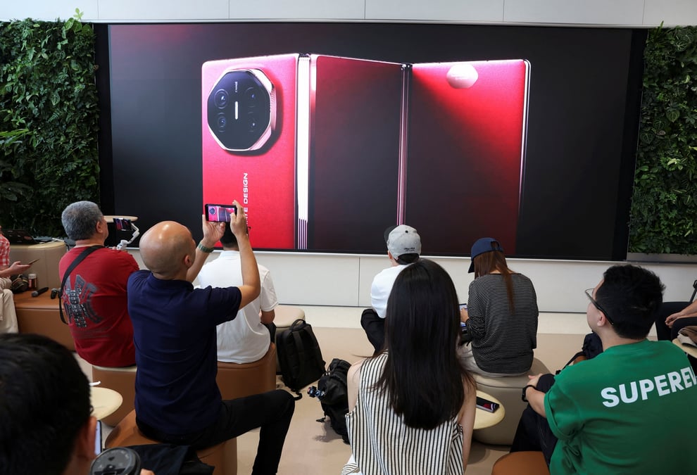 Lancement du nouveau mate xt de huawei