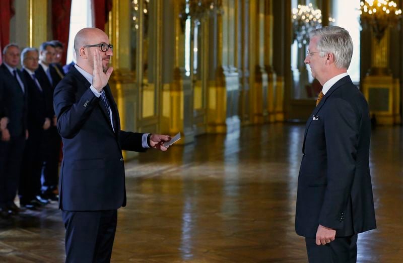 Le nouveau gouvernement belge investi dans ses fonctions