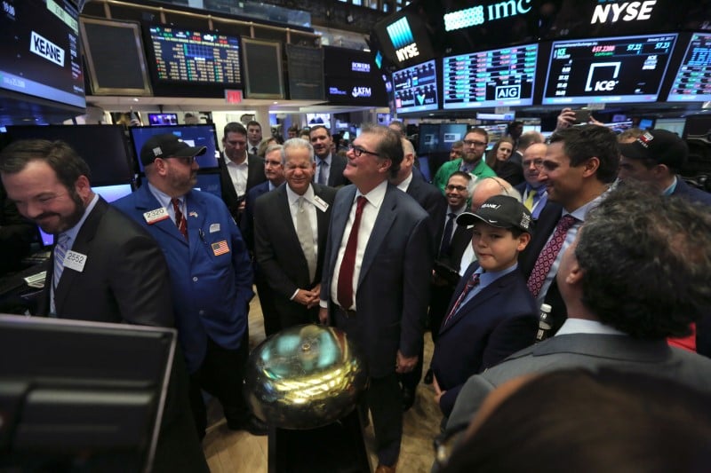 La bourse de wall street finit en hausse