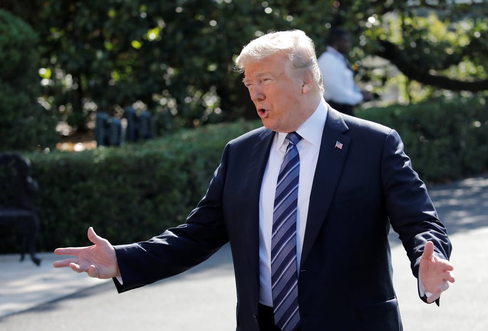 Trump n'exclut pas la possibilite d'un sommet avec kim le 12 juin