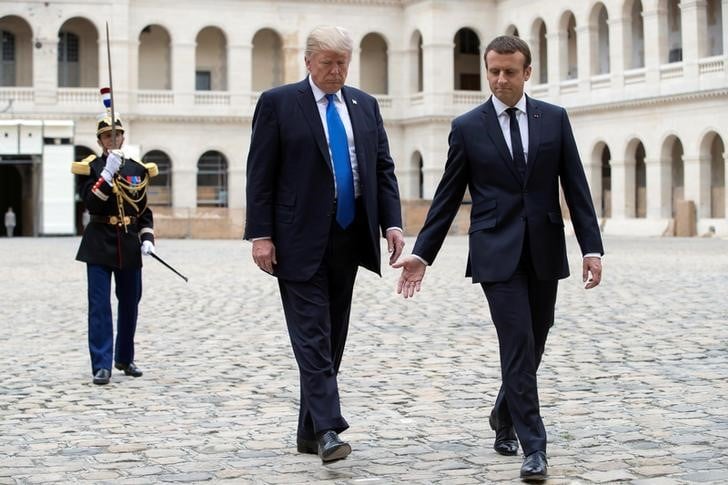 Macron preoccupe par la decision de trump sur jerusalem