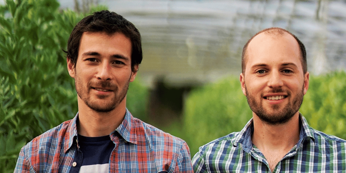 Romaric Bourles et Clément Nauton de Robin des bios