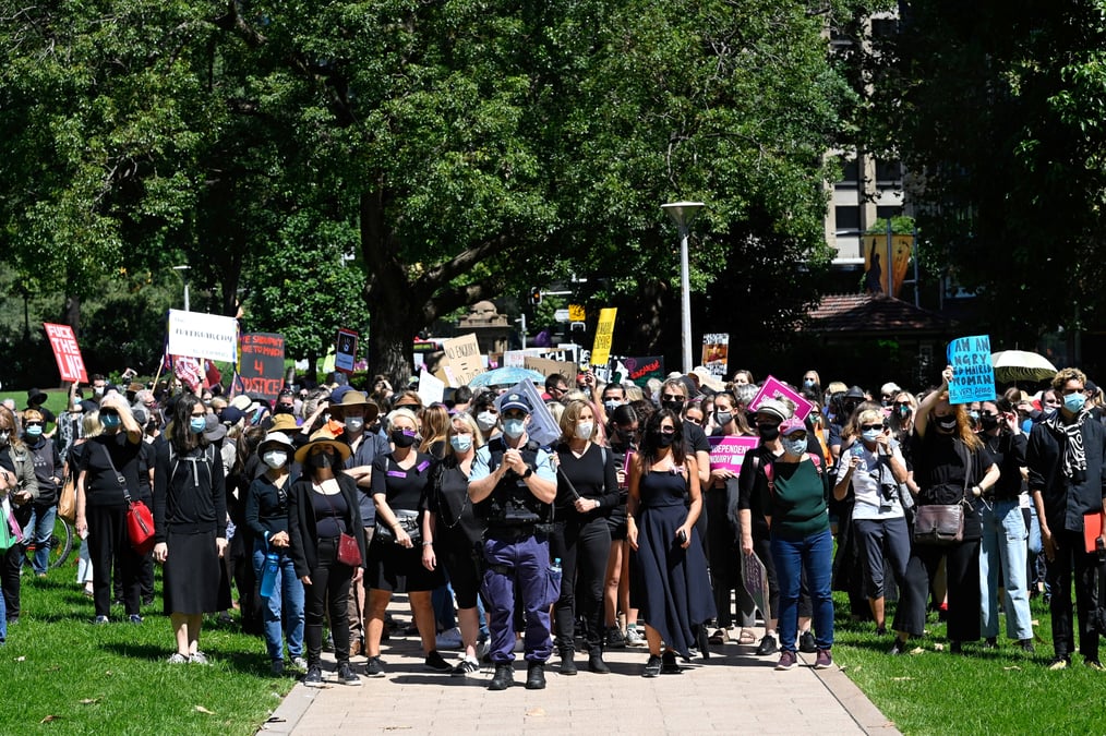 Australie: manifestations en soutien aux victimes d'agression sexuelles