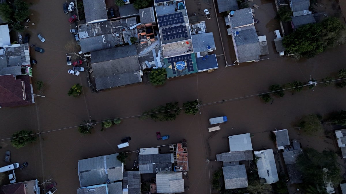 Inondations au bresil
