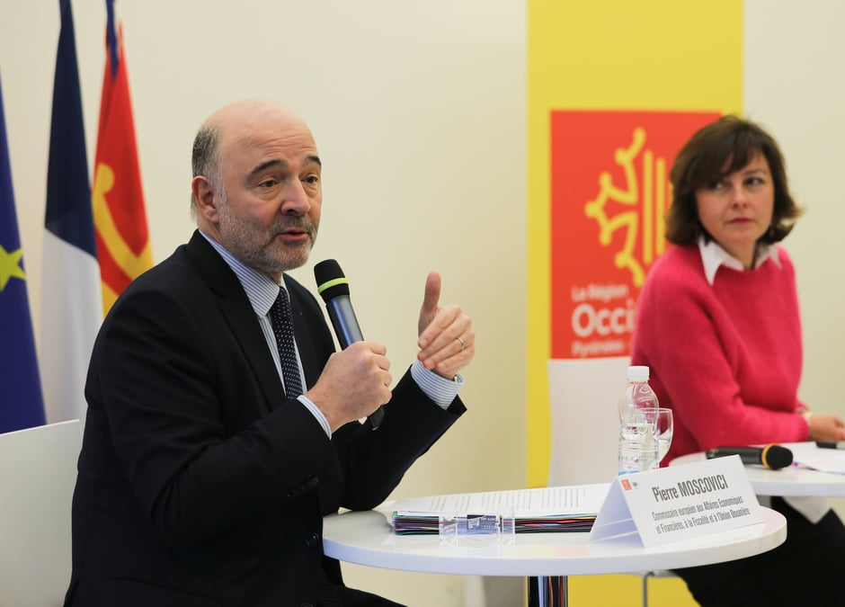 Visite de Pierre Moscovici à Toulouse février 2018