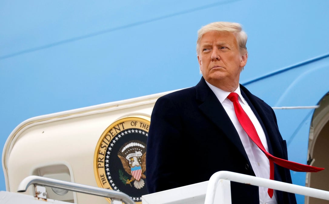 Trump lance un appel a l'arret des manifestations