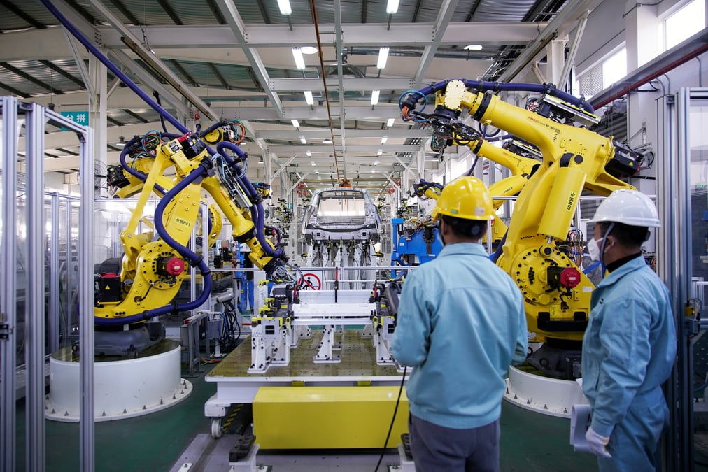 Chine: la production industrielle bat le consensus alors que la reprise s'accelere