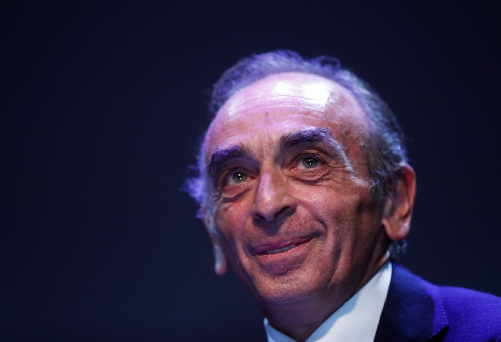 France/presidentielle: zemmour creuse l'ecart face a marine le pen, selon un sondage harris interactive