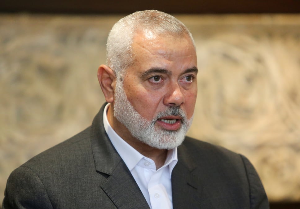 Le chef du hamas ismail haniyeh