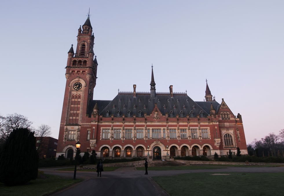 Siege de la cour internationale de justice (cij) a la haye