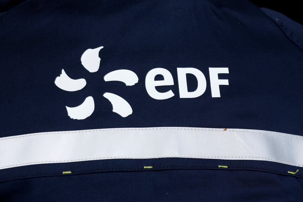 Le logo d'edf