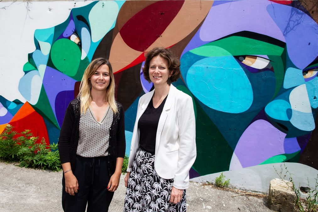 Audrey Oranger et Sandrine Larrouy-Castera, les deux cofondatrices de l'entreprise Com&Visit.