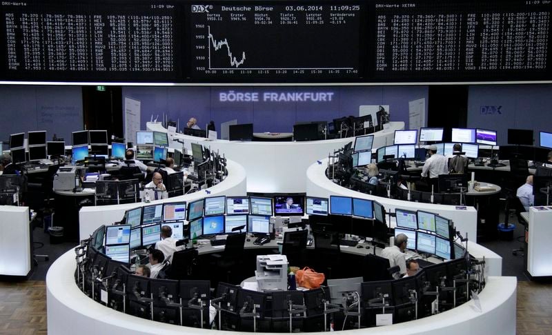 Les Bourses européennes orientées à la baisse à la mi-séance
