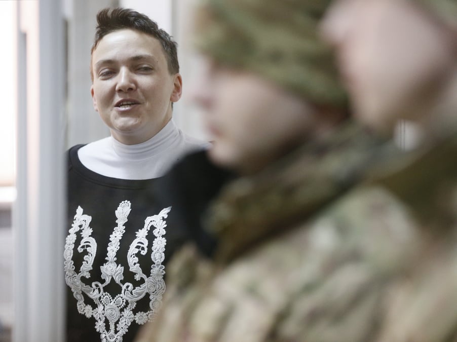 Ukraine: nadia savtchenho en greve de la faim contre sa detention