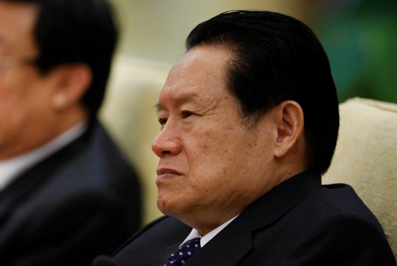 Prison a vie pour zhou yongkang