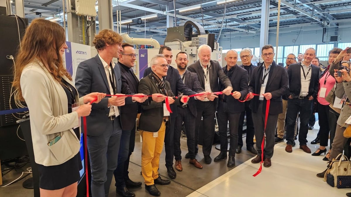Inauguration du Fablab à Cluses en Haute Savoie, le 31 janvier 2024