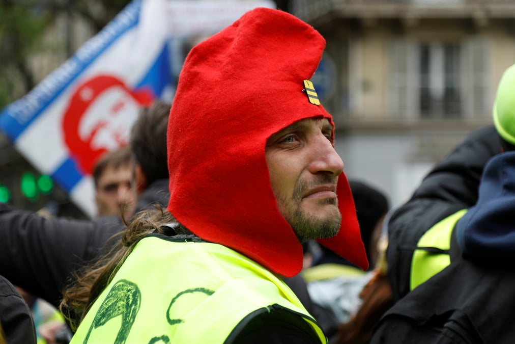 Les "gilets jaunes" n'ont plus de "debouche politique", dit macron