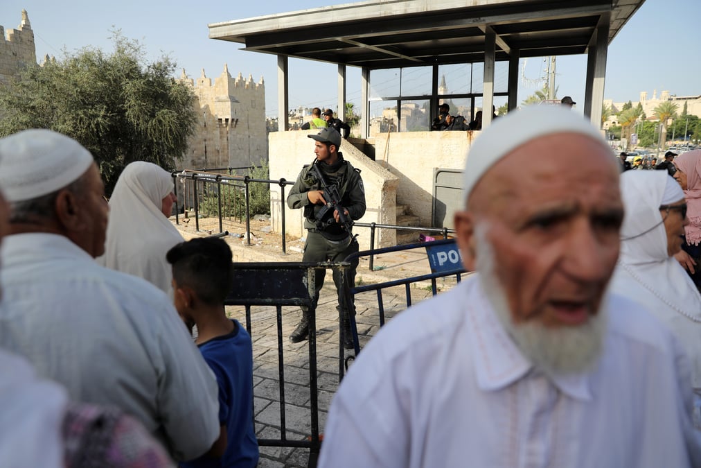 Un palestinien abattu par la police israelienne a jerusalem