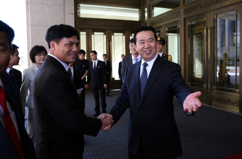 Pekin soupconne l'ex-president d'interpol de corruption