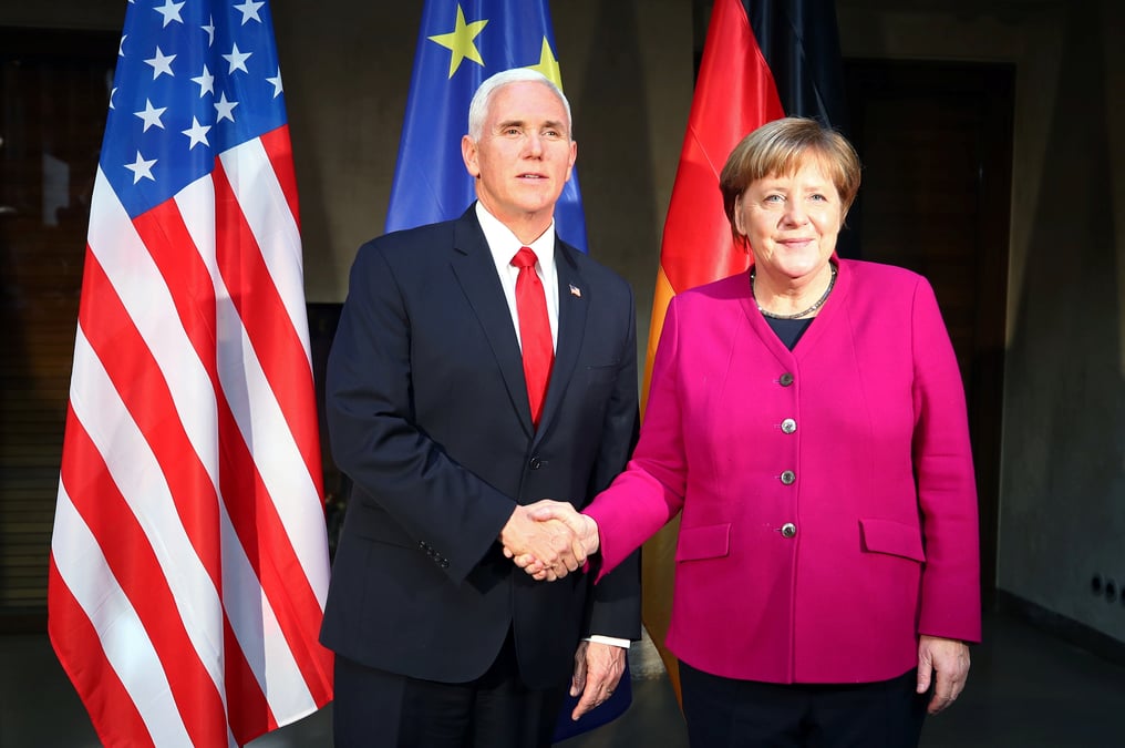 Usa: pence presse les europeens sur l'iran et le nordstream