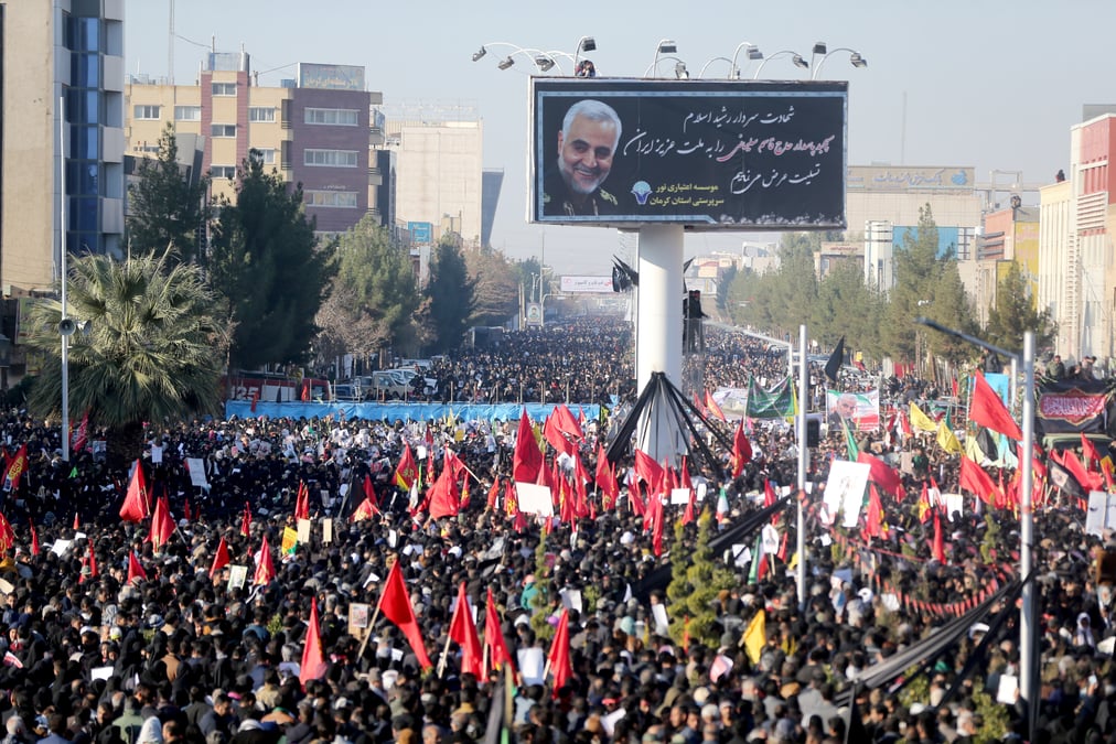 Iran: une bousculade a fait 35 morts aux obseques de soleimani, selon les medias