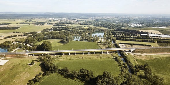 Oc'Via a réalisé la ligne ferroviaire de contournement Nîmes-Montpellier