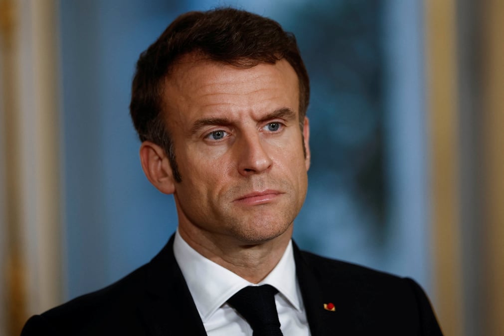 Photo d'archives du president francais, emmanuel macron