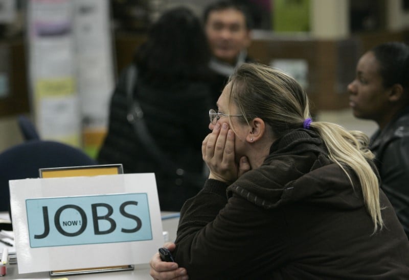 Rebond des inscriptions au chomage americain