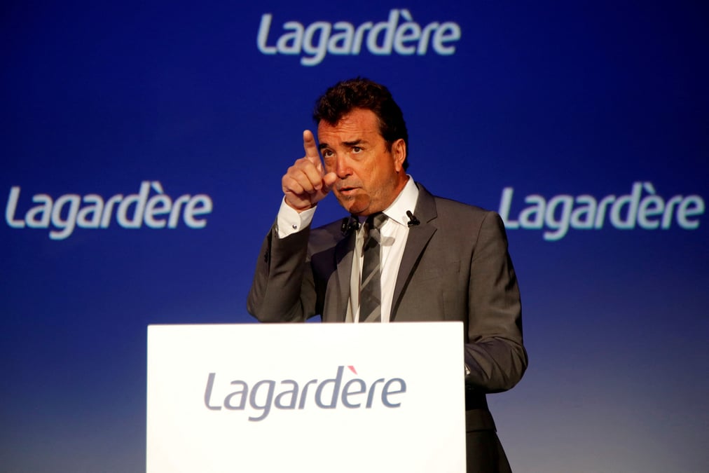 Arnaud lagardere se dit "fier" d'avoir vivendi au capital de lagardere
