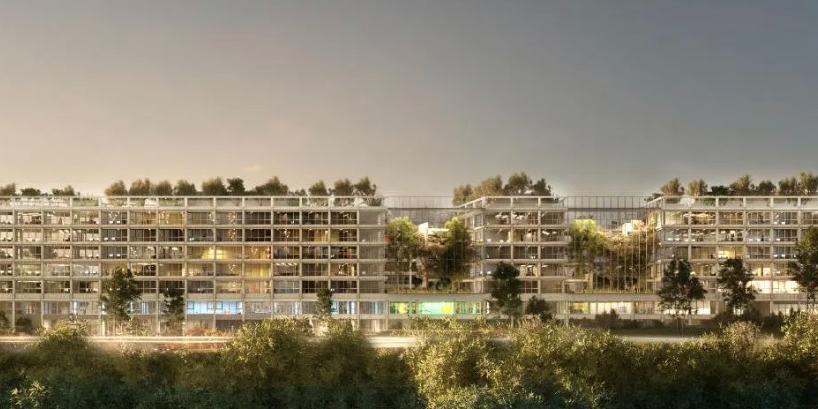 La future Halle Nova dans le quartier d'affaires Cambacérès, à Montpellier